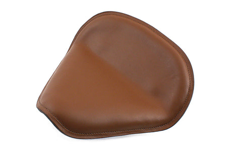 Velocipede Brown Leather Solo Seat - V-Twin Mfg.
