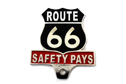 Route 66 License Plate Topper - V-Twin Mfg.