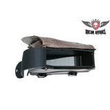 Brown PVC Solo Swing Arm / Hardtail Bag Left Side