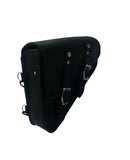 Premium Naked Leather Solo Swing Arm / Hardtail Bag Left Side