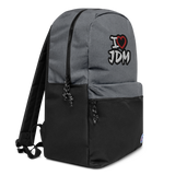 I Heart JDM Embroidered Champion Backpack