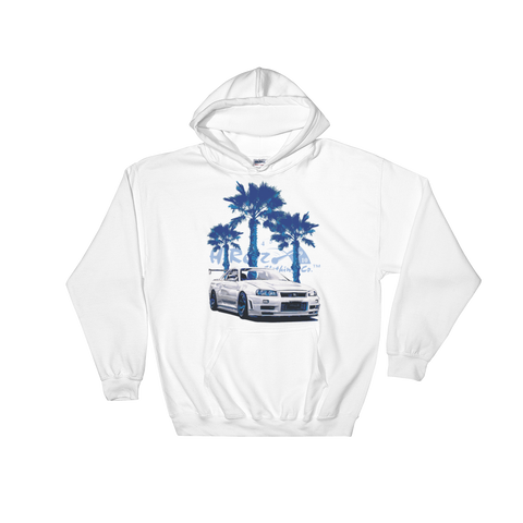 Godzilla on the Beach Hooded Sweatshirt