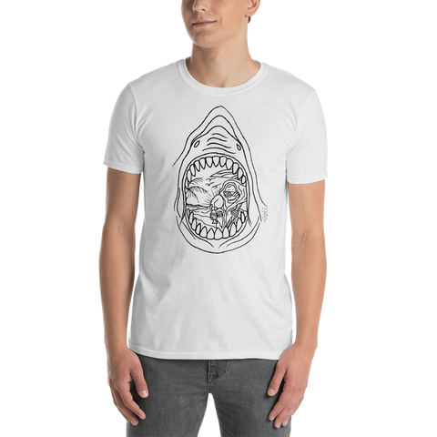 Boardman Shark Tattoo Unisex T-Shirt