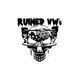 Ruined VW’s Black Skull Stickers
