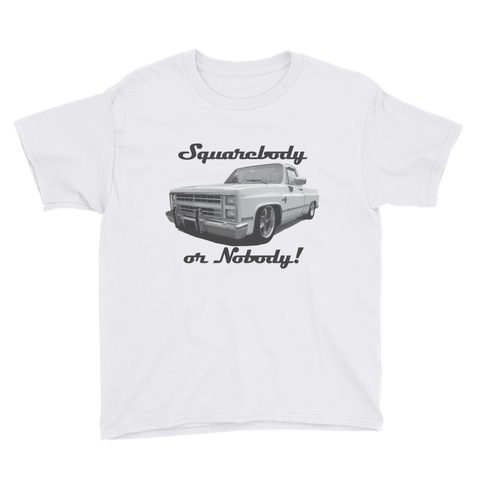 Squarebody or Nobody! Youth Short Sleeve T-Shirt