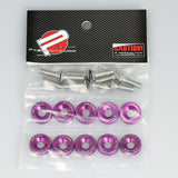 M6 Pad Screws JDM Protection Pad Bolts Fender License Plate