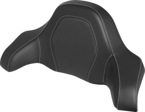 SADDLEMEN Tour-Pak Backrest Pad Cover - Road Sofa Seat - Carbon Fiber 90-11884CF