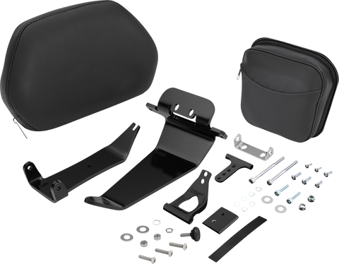 SHOW CHROME Quick-Detach Backrest - Black - Ryker '19-'21 41-405