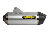 72623AK  Arrow Husqvarna 701 Enduro Supermoto 17-24 Homologated Aluminium Race Tech Silencer With Carbon End Cap For Arrow Link Pipe 72623ak