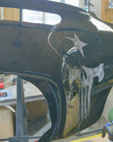 Harley Texas reccesed Punisher fairing batwing