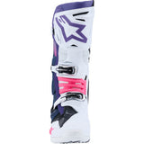 ALPINESTARS Tech 10 Boots - White/Violet/Navy/Pink Fluorescent - US 7 / EU 40.5 2010020-2780-7