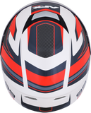 AFX FX-99 Helmet - Recurve - Pearl White/Red - 2XL 0101-11130