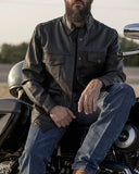 Milestone - Men's Leather Motorcycle Shirt