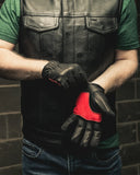 Roper DBL Palm Men's Motorcycle Leather Gloves