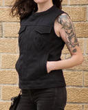 Ludlow Women's Motorcycle Canvas Vest
