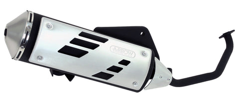 Arrow Aprilia Sr 200gt '22 Aluminum Dark Urban Silencer With Collector 53549ann
