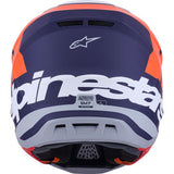 ALPINESTARS SM7 Helmet - Core - Matte Orange/Blue - XS 8301826-408-XS