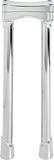 BILTWELL Risers - Murdock - Oversized - 14" - Chrome 6413-105-14