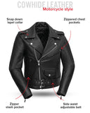 Bikerlicious - Women's Motorcycle Leather Jacket