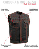 Hornet Moto Mesh Men's Club Style Vest
