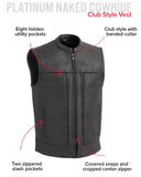 Rampage - Men's Motorcycle Leather Vest
