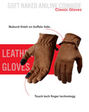 Ranch Men's Motorcycle Leather Gloves