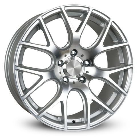 PRO SPOKE | Silver Machined Face | 18x8.0 ( 5x120 )