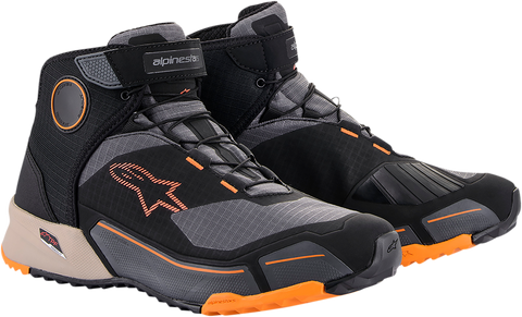 ALPINESTARS CR-X Drystar® Shoes - Black/Brown/Orange - US 10 26118201284-10