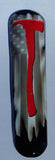 Axe recessed American Flag Console insert