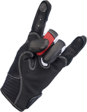 BILTWELL Bridgeport Gloves - Red - Large 1509-0801-304
