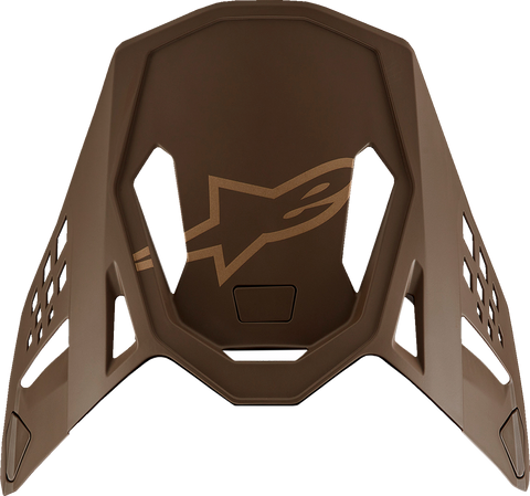 ALPINESTARS Supertech M10 Visor - Squad - Dark Brown/Gold 8982723-839