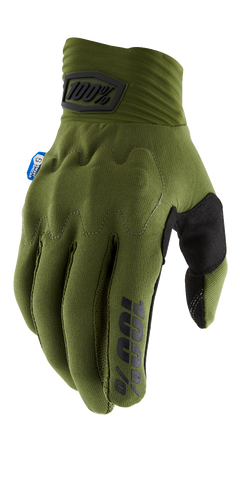 100% Cognito Smart Shock Gloves - Army Green/Black - 2XL 10014-00029