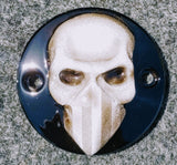 3D skull bandit with American Harley bandanna points  Cover