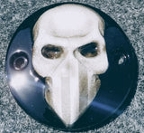 3D skull bandit with American Harley bandanna points  Cover