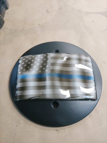 3D tattered thin blue line theme Victory/INDIAN primary Cover