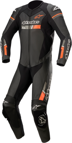 ALPINESTARS GP Force Chaser 1-Piece Leather Suit - Black/Red Fluorescent - US 42 / EU 52 3150321-1030-52