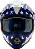 AFX FX-17 Helmet - Flag - White - 2XL 0110-2379