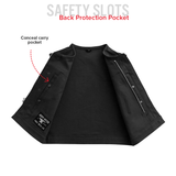No Limit - Men's Motorcycle Twill Vest