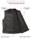 Rampage - Men's Motorcycle Leather Vest