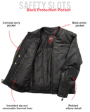 Nemesis Men's Motorcycle Leather Jacket