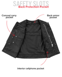 Bonnie Moto Mesh Women's Motorcycle Vest - Diamond Quilt