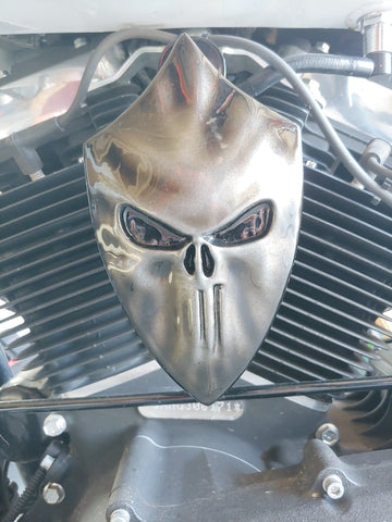 Custom horn cover with Punisher