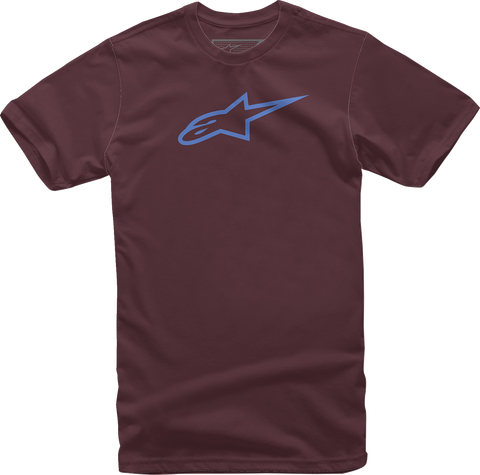 ALPINESTARS Ageless T-Shirt - Maroon/Blue - 2XL 10327203083702X