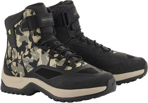 ALPINESTARS CR-6 Drystar® Shoes - Black/Brown/Green - US 10.5 2611020160911