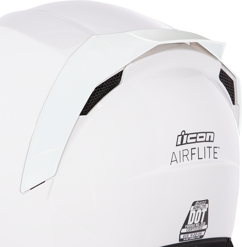 ICON Airflite™ Rear Spoiler - Rubatone White 0133-1268