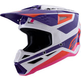 ALPINESTARS SM3 Helmet - Heat - Gloss White/Purple/Pink - XL 8301026-2052-XL