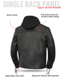 Nightstrike Men’s Motorcycle Leather Jacket