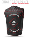 Hornet Men's Club Style Leather Vest