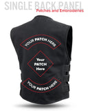 Knox - Men's Motorcycle Swat Style 20oz. Canvas Vest