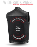 49/51 Vest Motorcycle Leather Canvas Vest